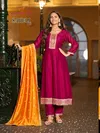 Saheli By Aanchi Vichitra Silk Online Kurti With Bottom Dupatta Wholesale